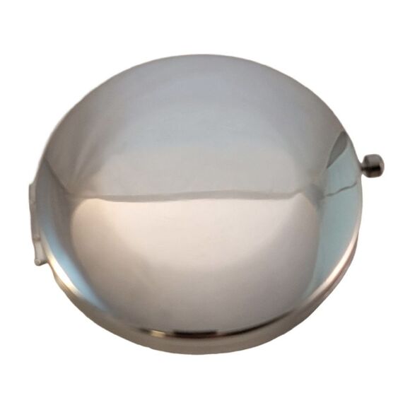 Compact Deep Purple Faceted Crystal Travel Mirror - New! - Picture 5 of 5